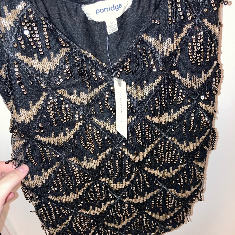 Anthropologie sequin tank.